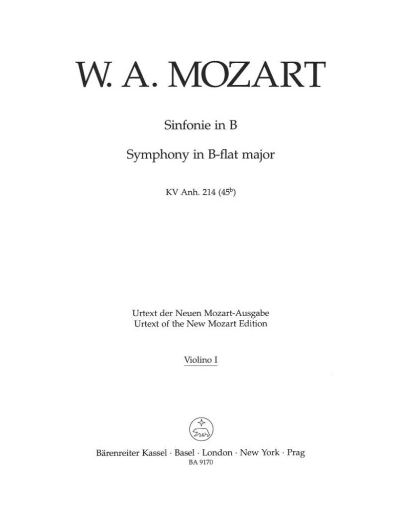 Symphony in Bb Major No. 55